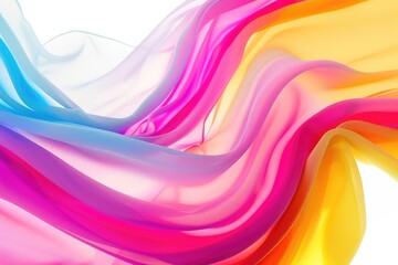 Poster - soft abstract fluid gradient with pink and blue tones. gentle and smooth design. background image of