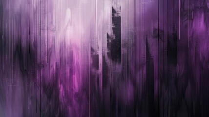 Poster - abstract picture with digital style scenery, decorated by high tech pattern, glow fantasy neon light