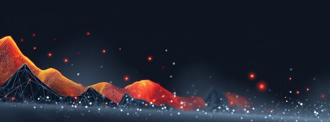 Aufkleber - This background has an abstract design and is intended for use in technology-related fields or projects