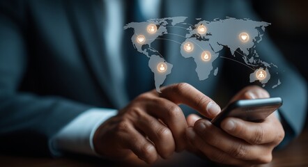 Poster - Entrepreneurs utilize internet connectivity and online marketing strategies
