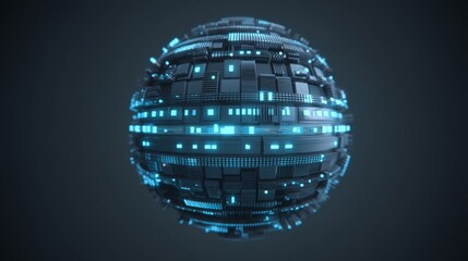 Poster - Abstract technology backgrounds with graphical user interfaces symbolize innovative design concepts in communication technology, useful for illustrating technological processes, explaining scientific