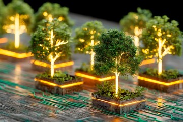 Poster - The concept of green environment technology is related to generative ai
