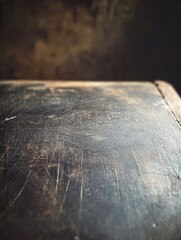 Aufkleber - Dark Textured Surface with Scratches and Subtle Lighting for Product Photography and Backgrounds