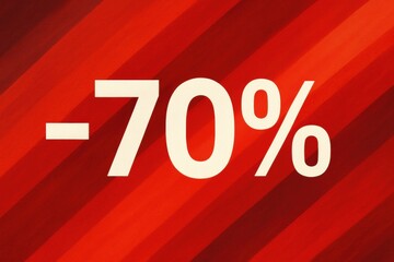 Aufkleber - Discount Announcement Showcasing a Significant Price Reduction on Selected Items During a Seasonal Sale Event Generative AI