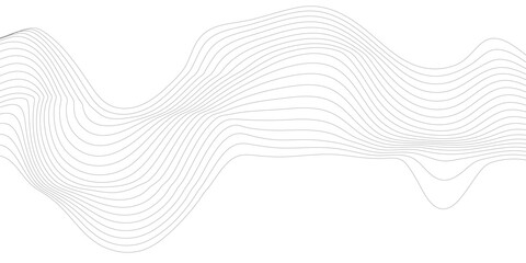 Poster - Abstract grey wavy lines background. Digital frequency track equalizer. Abstract frequency sound wave lines and technology curve lines background. Abstract background with business lines background. 