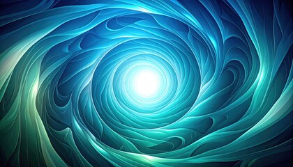 Poster - Swirling abstract light spiral digital artwork modern art vibrant colors dynamic viewpoint conceptual design for visual impact