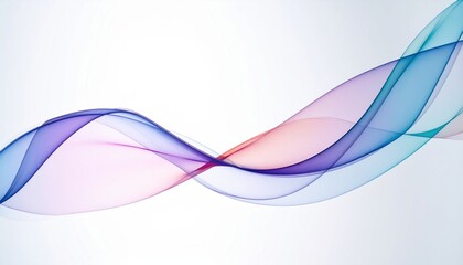 Fototapete - Flowing color waves abstract background digital art vibrant environment aesthetic viewpoint creative concept for visual appeal