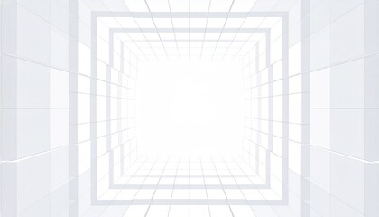Poster - Illuminating abstract perspective digital space visual art minimalist design aerial view modern concept