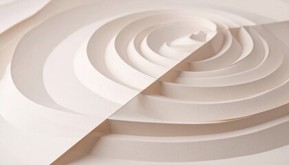 Poster - Creating intricate paper designs studio art minimalist close-up paper craft techniques