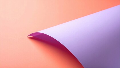 Poster - Creative paper curling art studio space photography minimalist environment close-up view visual aesthetics