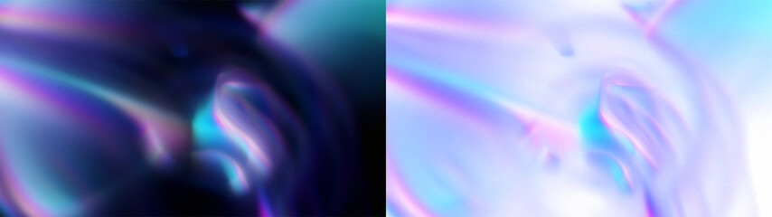Poster - soft glow prism overlay: abstract background with a soft, diffused glow and a subtle prism effect. u