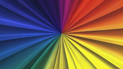 Fototapete - Vibrant abstract art background featuring radial color patterns in a spectrum from purple to yellow