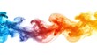 © Laras - Colorful, swirling, abstract patterns of smoke.