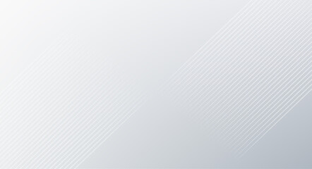 Wall Mural - Abstract white and grey gradient diagonal Lines background. Wallpaper design