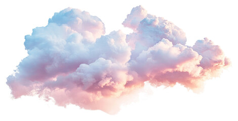 Wall Mural - PNG Cloud sky pastel illustration.