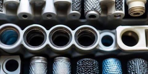 Poster - Close-up view of repair maintenance tools and accessories Generative AI