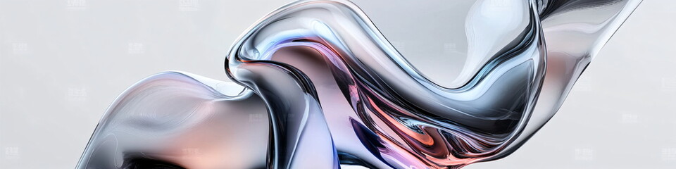 Poster - stunning abstract liquid texture background with iridescent colors creating a beautiful ripple effec