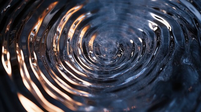 Background shows light shimmer, swirl glitch ripple
