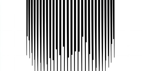 Poster - Abstract Black and White Vertical Lines Graphic Design Element Background Texture Pattern Perfect for website banners or modern design projects Ideal for creating a dynamic visual effect