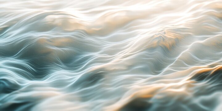Thread ripple of shimmers dream, blur background