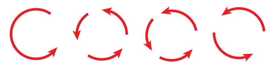 Leinwandbilder - Refresh icon vector. Green recycle vector icon symbol. Repeat and reload icons set and arrow rotation circle. Sync icon symbol convert button sign
