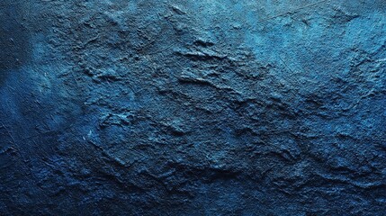 Poster - deep blue grunge texture with rough surface and unique details