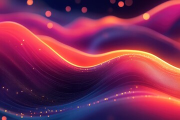 Poster - color splash rise, glowing ripple, background