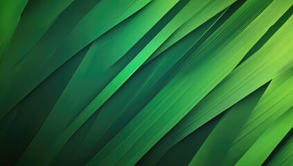 Poster - Abstract green diagonal lines