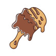 © IsratJahan - Delicious chocolate ice cream dessert sweet food treat summer frozen tasty yummy vector graphic