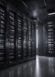 © Nut - Gleaming server racks illuminate a high-tech server room , illuminated, data storage