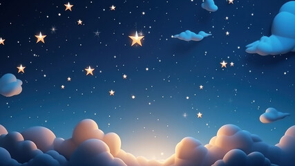Wall Mural - night sky astronomy outdoors.