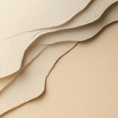 Poster - minimalist beige texture with wavy plaster background design