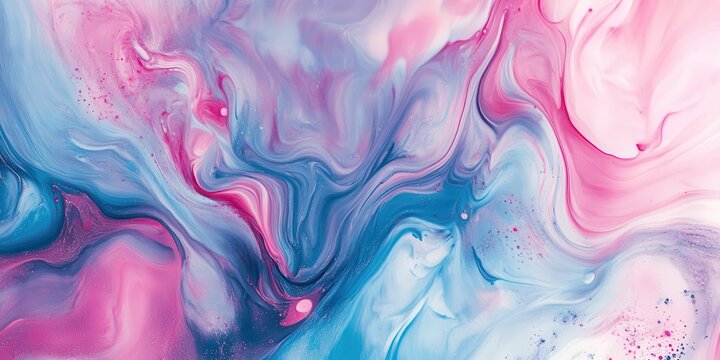 Vibrant twist of swirls, pastel shimmer background