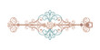 © VektorDesign - Elegant ornamental scroll divider with pastel tones