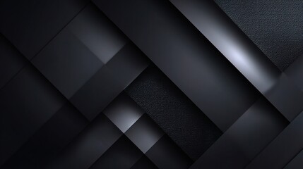 Poster - dark minimalist background with overlapping diagonal shapes