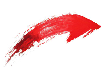 Poster - A red abstract arrow swooshing across a black background with a dynamic and energetic design element present