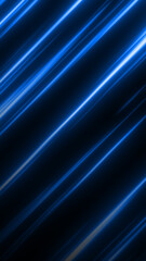 Aufkleber - diagonal blue light streaks moving across a dark background, creating a dynamic and futuristic abstr