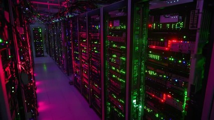 Poster - Deep Dive into the Digital Realm: A Glimpse Inside a Modern Data Center