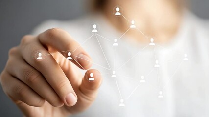 Poster - Connecting People: A Visual Representation of Networking and Social Connections