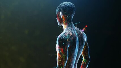 Poster - Abstract Digital Human Anatomy: A Network of Light and Color