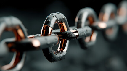 Poster - abstract digital padlock glows over a futuristic network background, symbolizing cybersecurity, glob