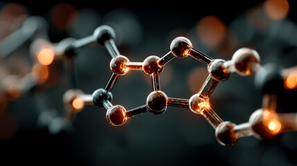 Poster - abstract digital padlock glows over a futuristic network background, symbolizing cybersecurity, glob