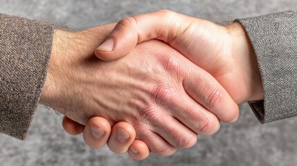 Poster - Professional handshake between two individuals representing high-trust relationships in business and networking