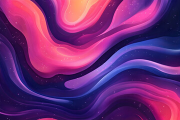 Poster - Abstract swirling colors in vibrant liquid patterns.