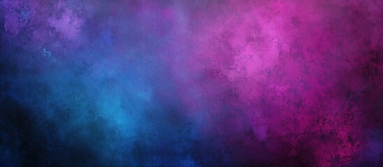 Poster - ethereal gradient blend of vibrant pink and tranquil blue hues c