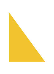 Wall Mural - brutalist abstract shape. bold geometric figure and minimal icon. modern element of flat brutalism, 