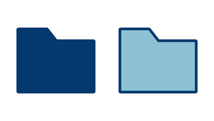 Poster - Folder Icon vector isolated on white background. Folder and documents Icon. icon archive