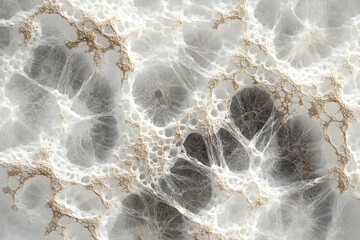 Poster - Abstract design of intricate cellular patterns.