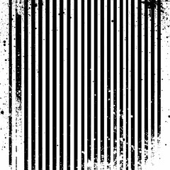 Poster - Vertical striped pattern with textured grunge effects.
