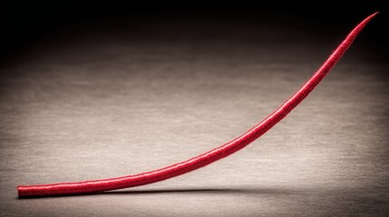 Poster - An illustration of a red tooth representing earnings acceleration trend visual dashboard icon concept in finance
